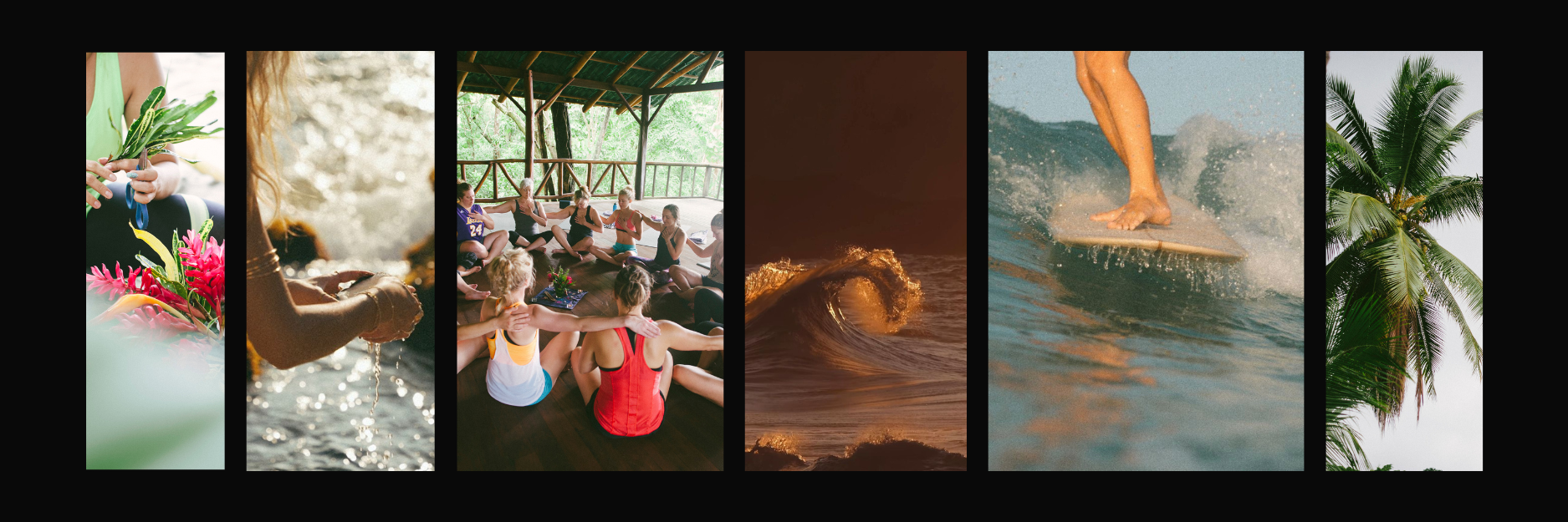 Peaceful moment of self-discovery at a women’s wellness retreat in Santa Teresa, Costa Rica