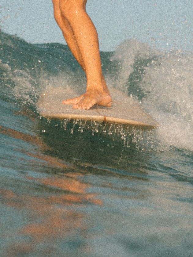 "Beginner surf lesson with female instructors at LUX women’s surf and yoga retreat"