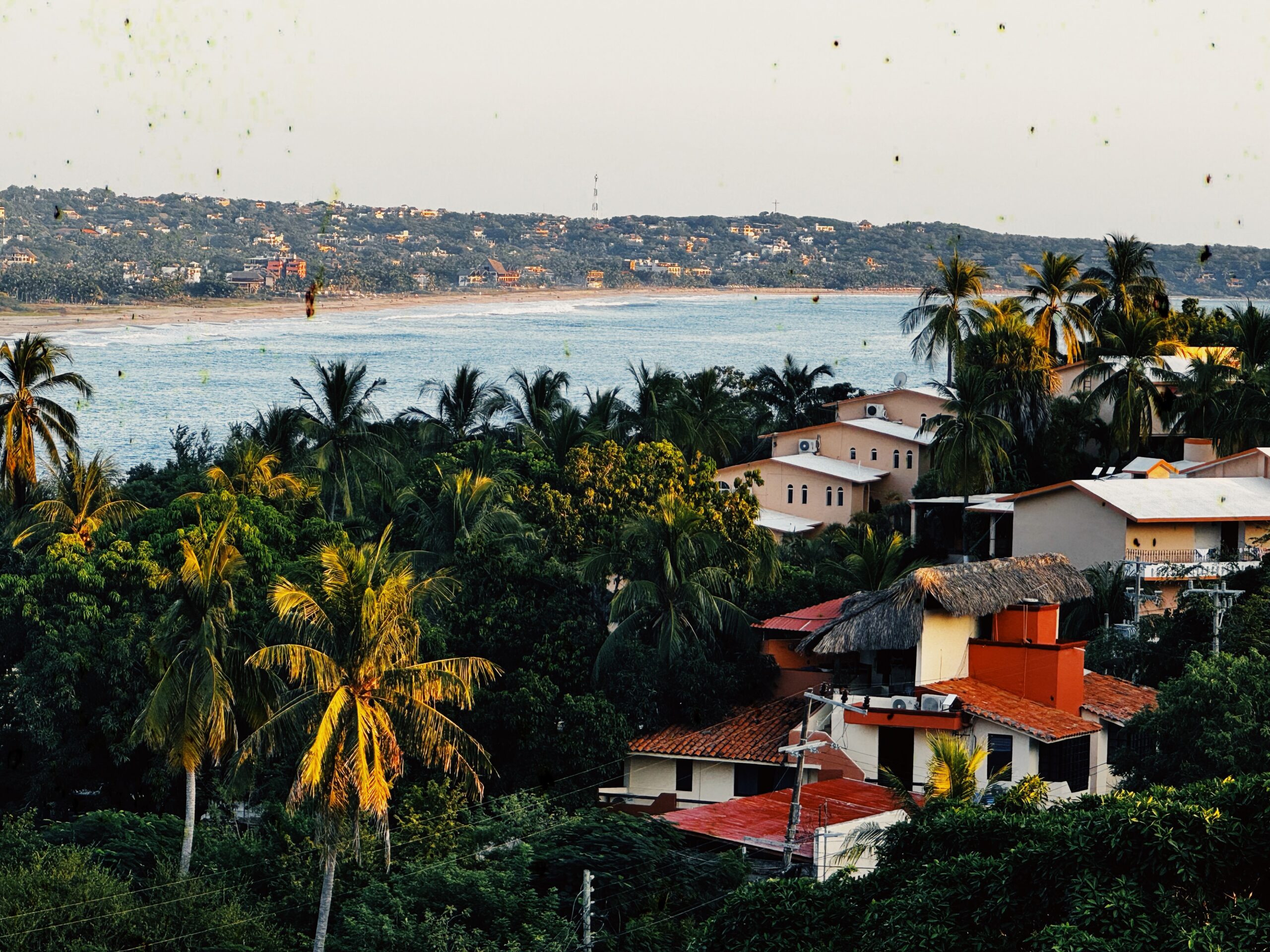 puerto escondido at sunset time