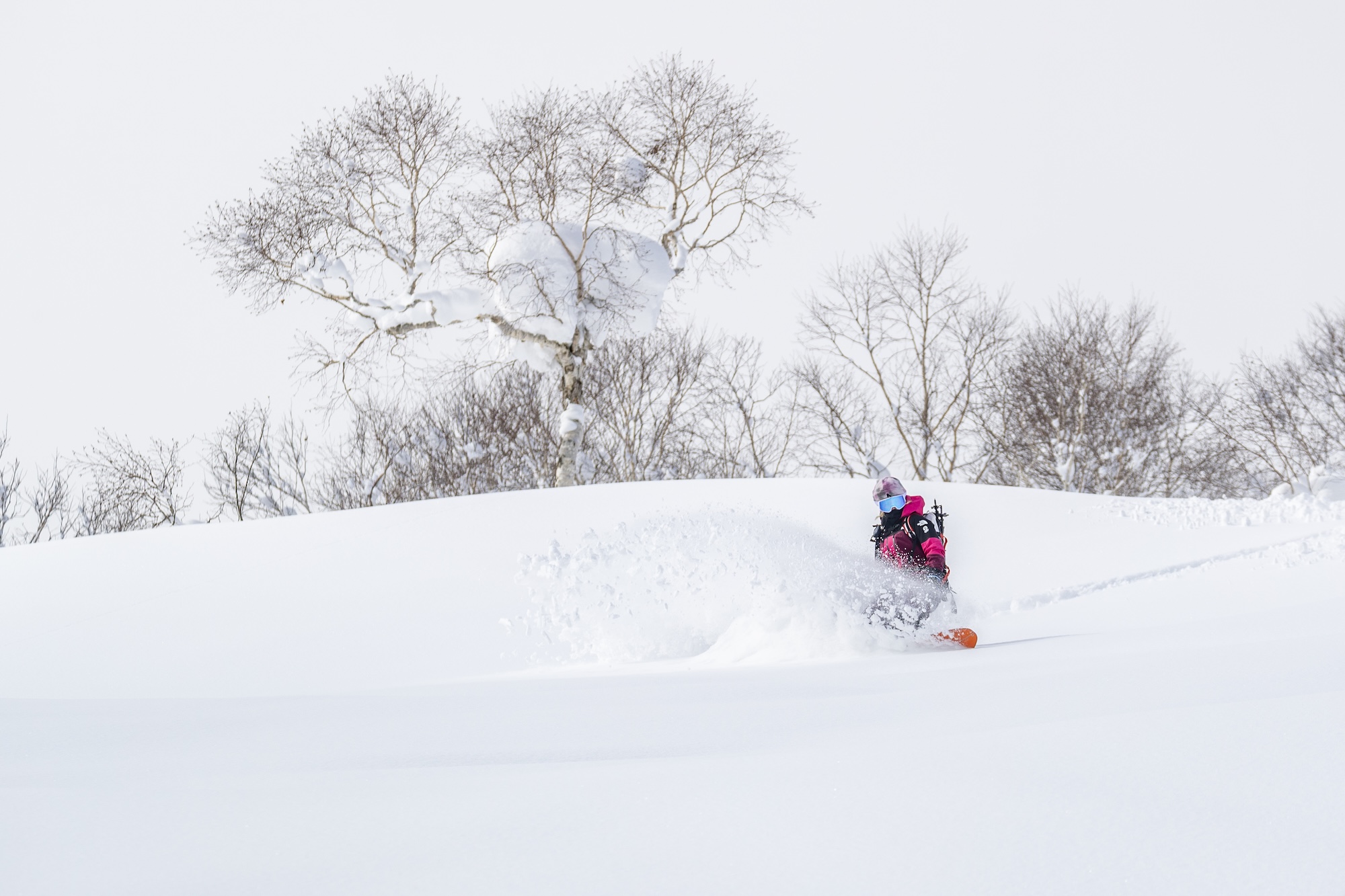 alenka snowboarding in japan for womens week